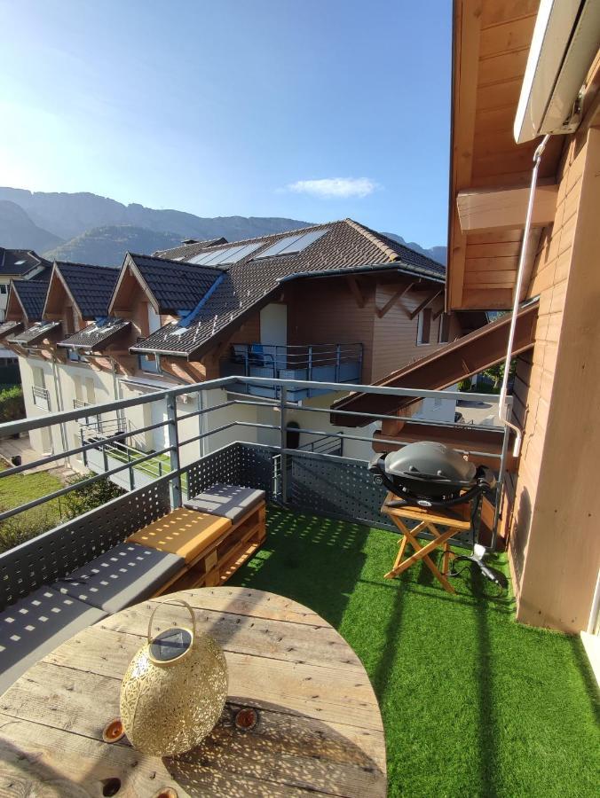 Appartement Plein Centre Village, Vue Montagnes, Proximite Immediate Lac Doussard Eksteriør bilde